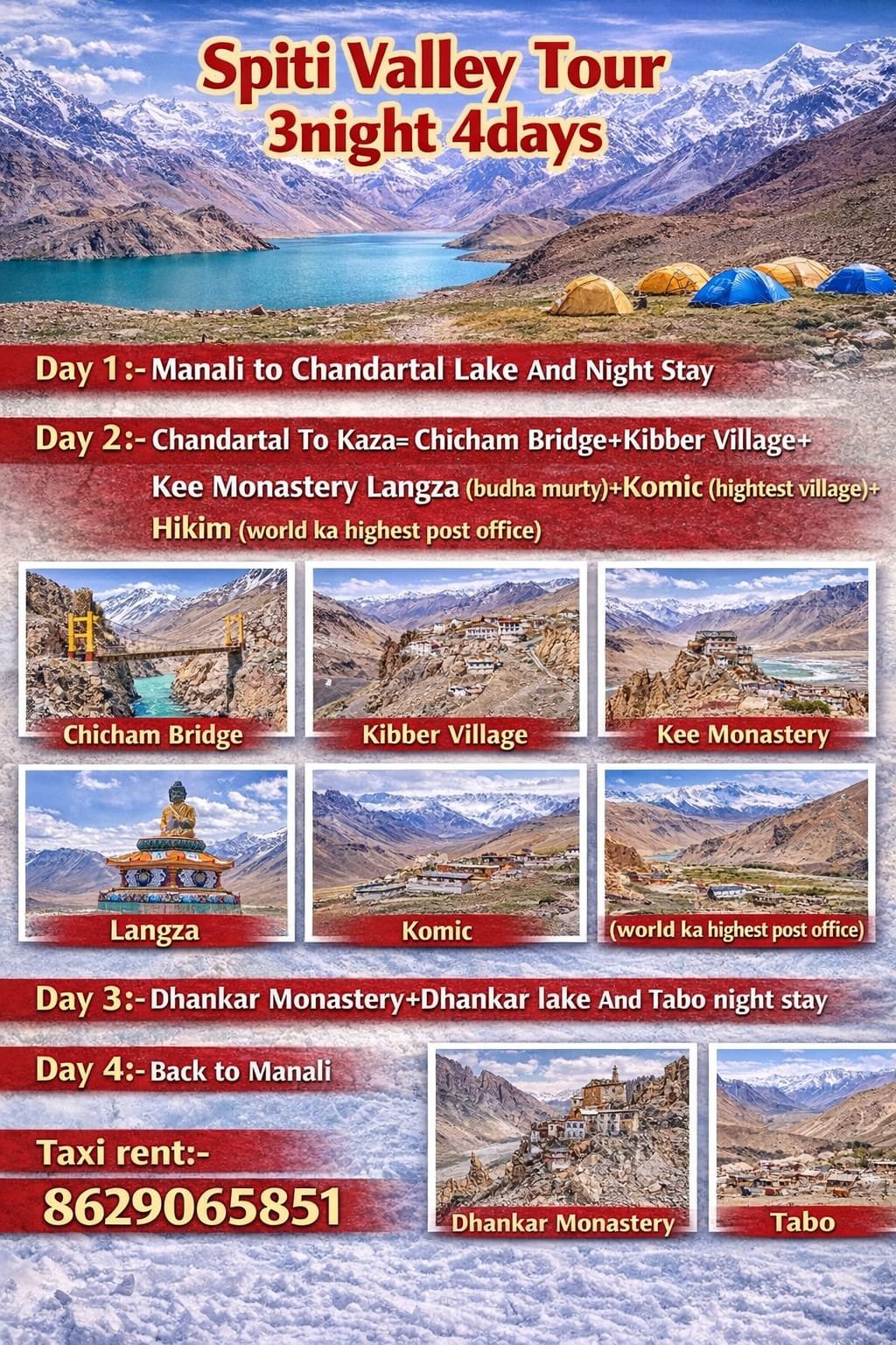 Spiti Valley Landscape